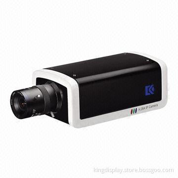IP Network Box Security Camera with H.264 2.0MP CMOS, HD 1080P